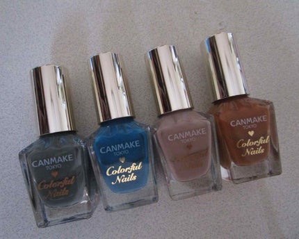 カラフルネイルズ N37 ターコイズブルー/キャンメイク/マニキュアを使ったクチコミ(1枚目)