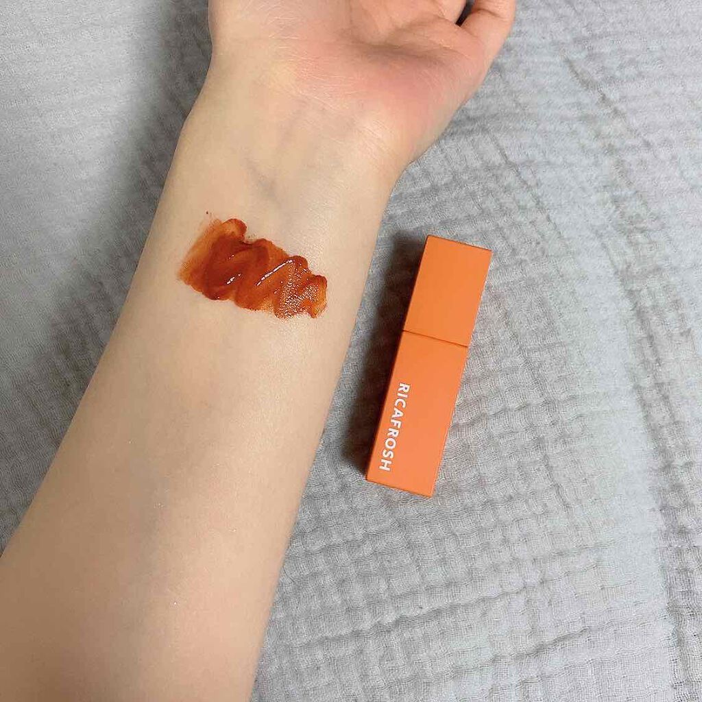 ジューシーリブティント/RICAFROSH/リップティントを使ったクチコミ（3枚目）