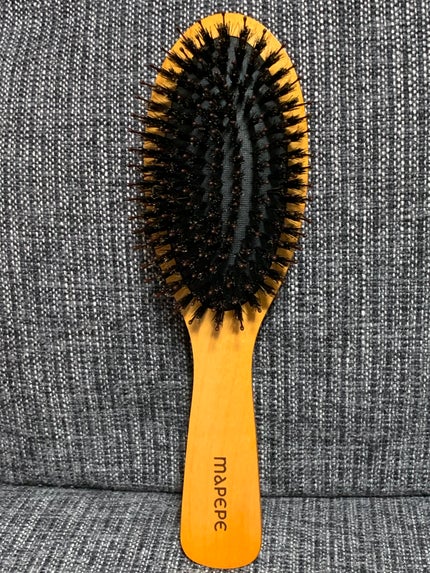 つやつや天然毛のミックスブラシ/マペペ/ヘアブラシを使ったクチコミ(2枚目)