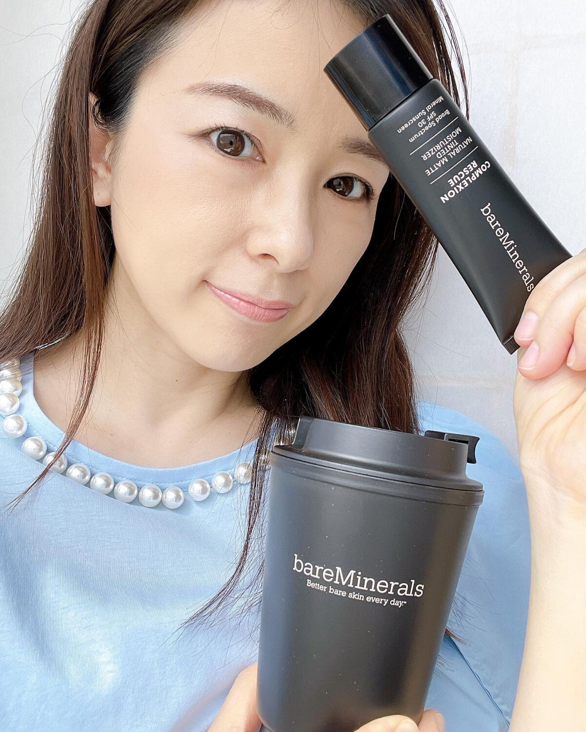 CR ナチュラル マット モイスチャライザー/bareMinerals/クリーム・エマルジョンファンデーションを使ったクチコミ(1枚目)