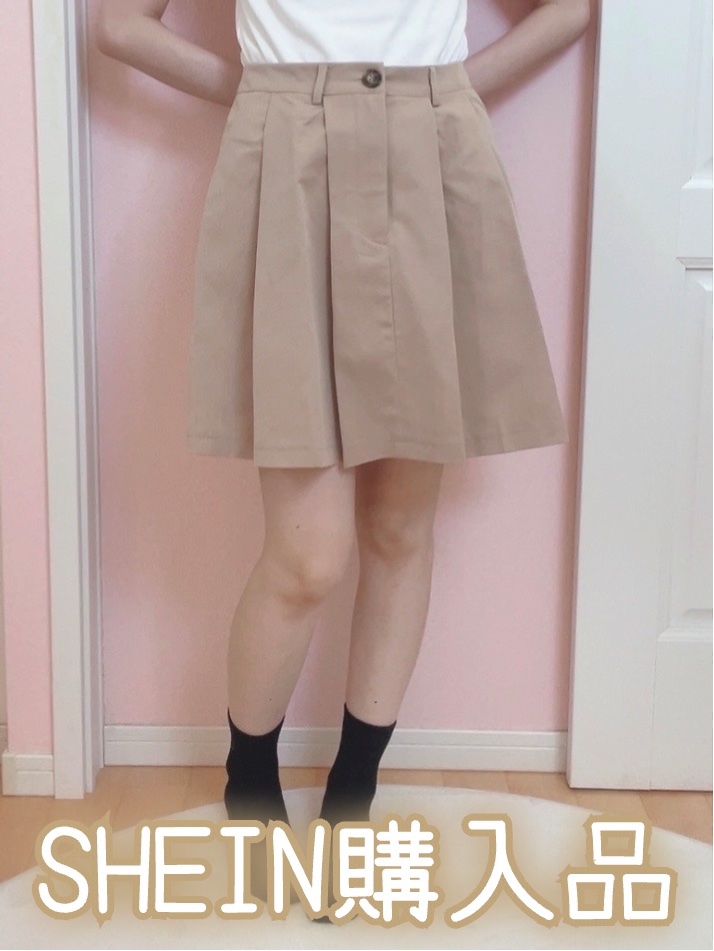 DAZY ハイウエストプリーツスカート/SHEIN/その他を使ったクチコミ（1枚目）