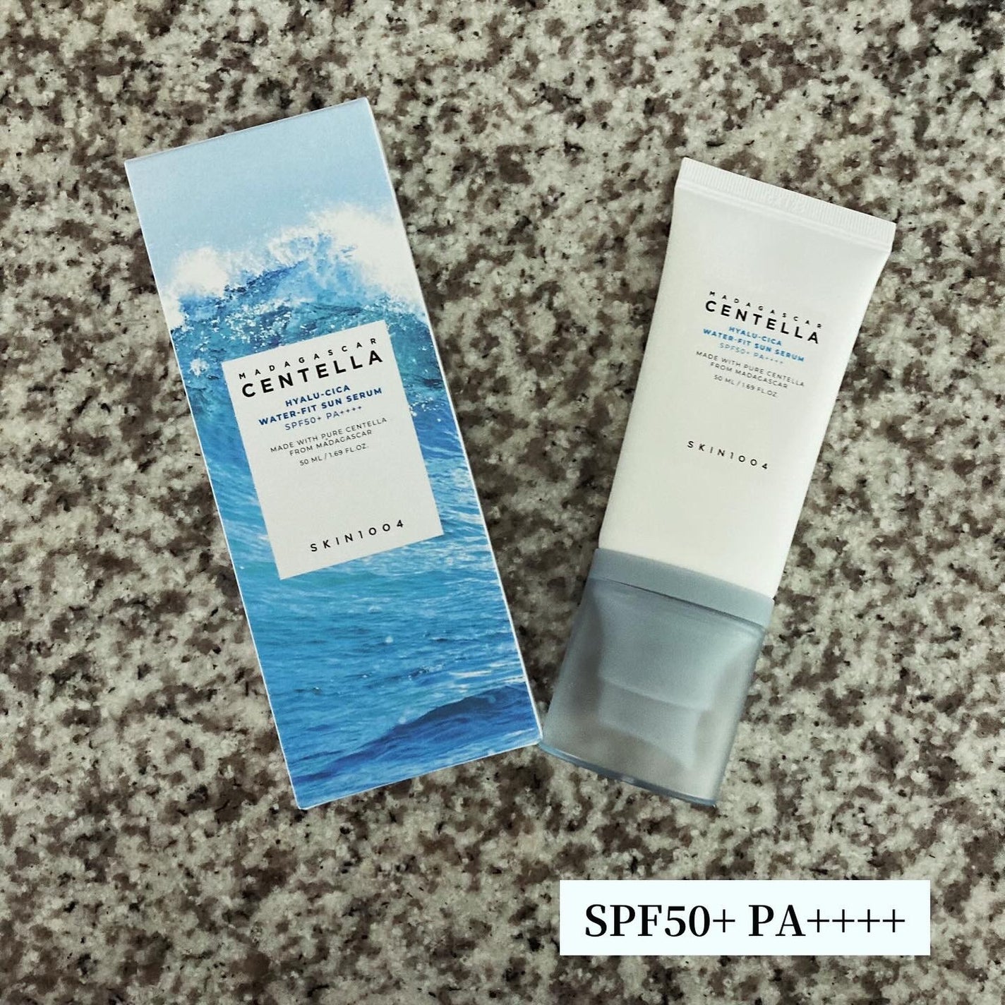 ヒアルーシカ ウォーターフィット サンセラム/SKIN1004/日焼け止めローションを使ったクチコミ(2枚目)