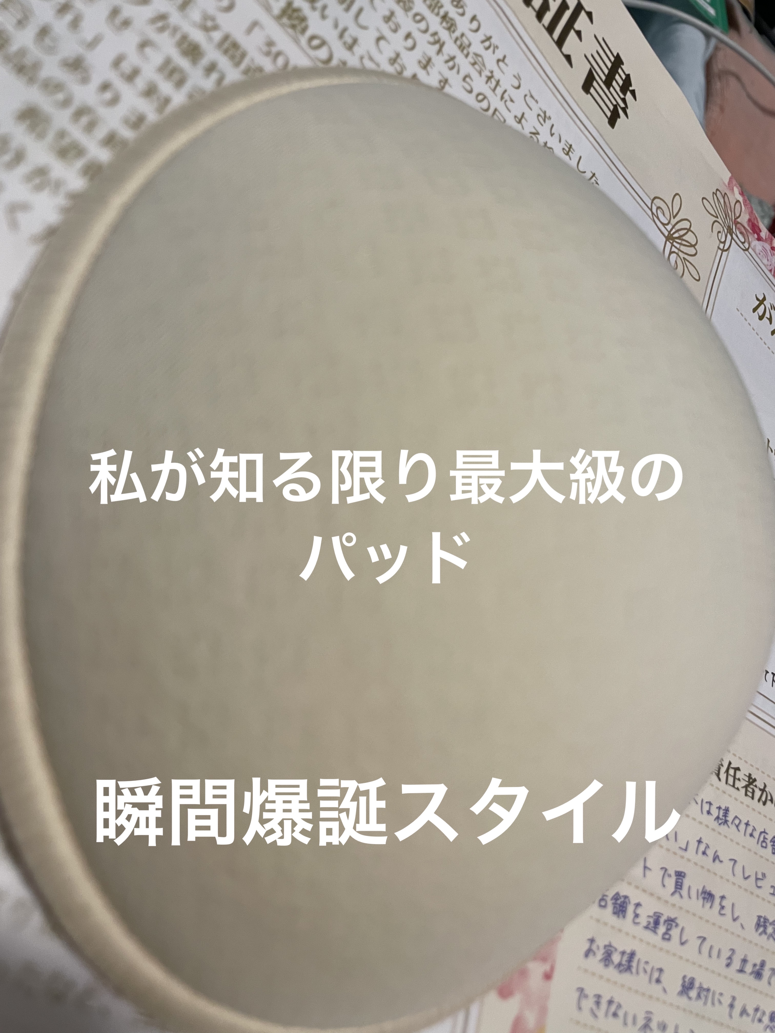 厚手 ブラ替えパッド/fortuna（フォルトゥナ）/その他を使ったクチコミ（1枚目）