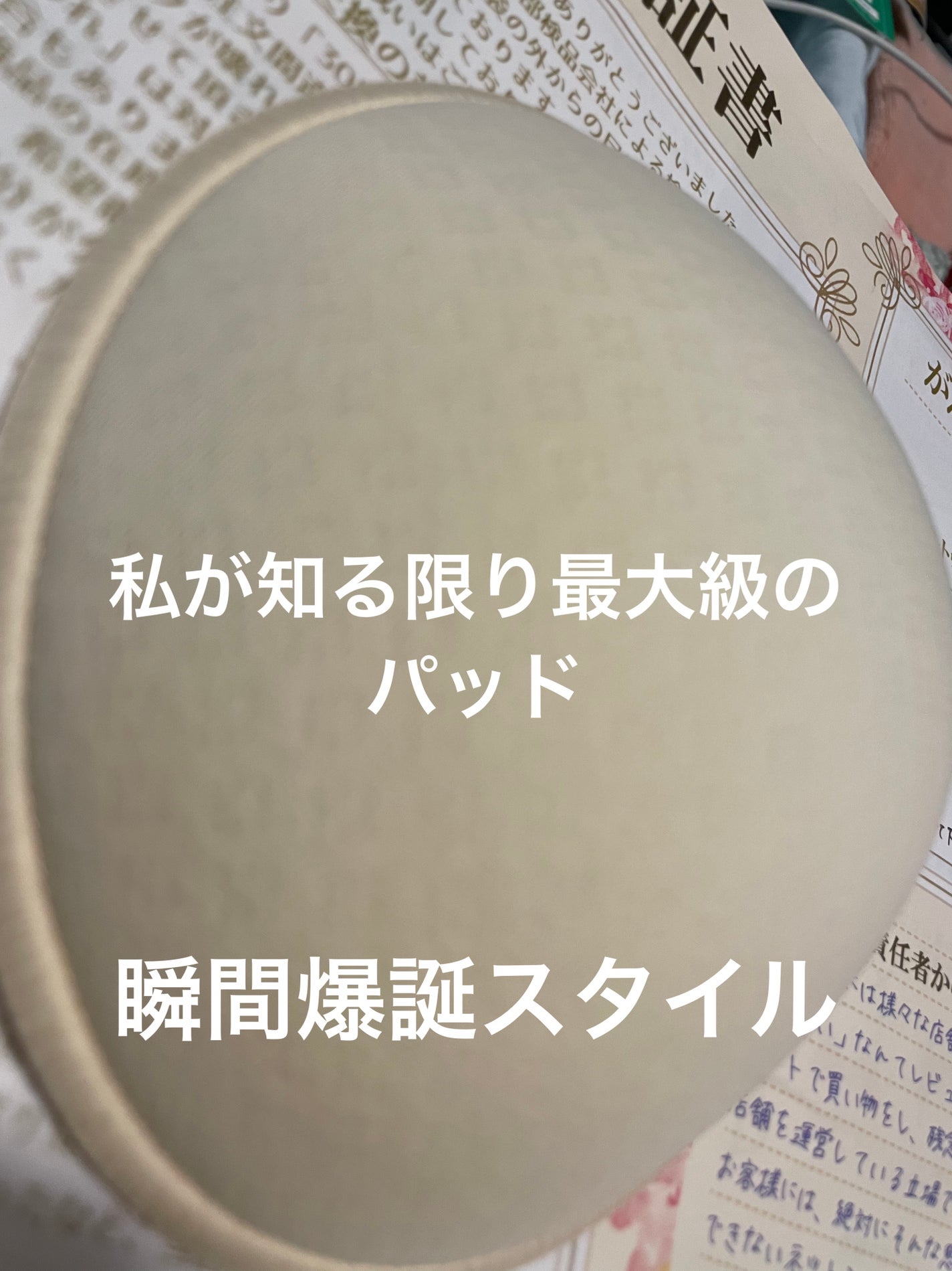 厚手 ブラ替えパッド/fortuna(フォルトゥナ)/その他を使ったクチコミ(1枚目)