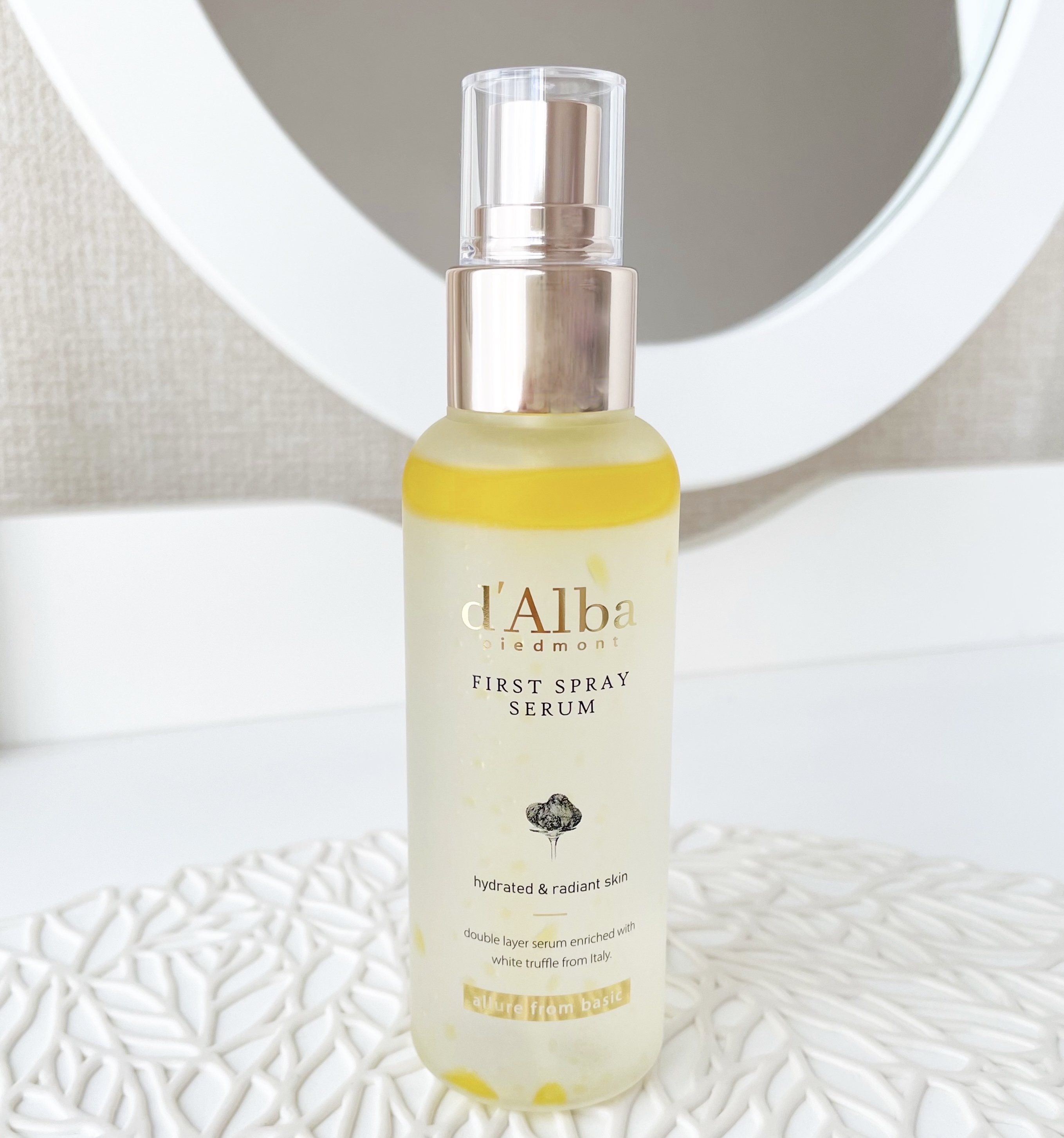 ダルバ ホワイトトリュフファーストスプレーセラム/ダルバ/ミスト状化粧水を使ったクチコミ（2枚目）