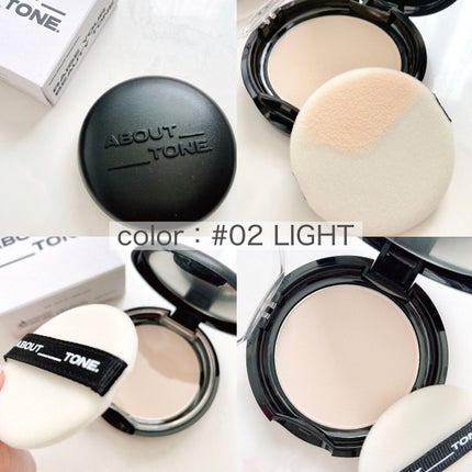 ブラーパウダーパクト/ABOUT TONE/プレストパウダーを使ったクチコミ(4枚目)