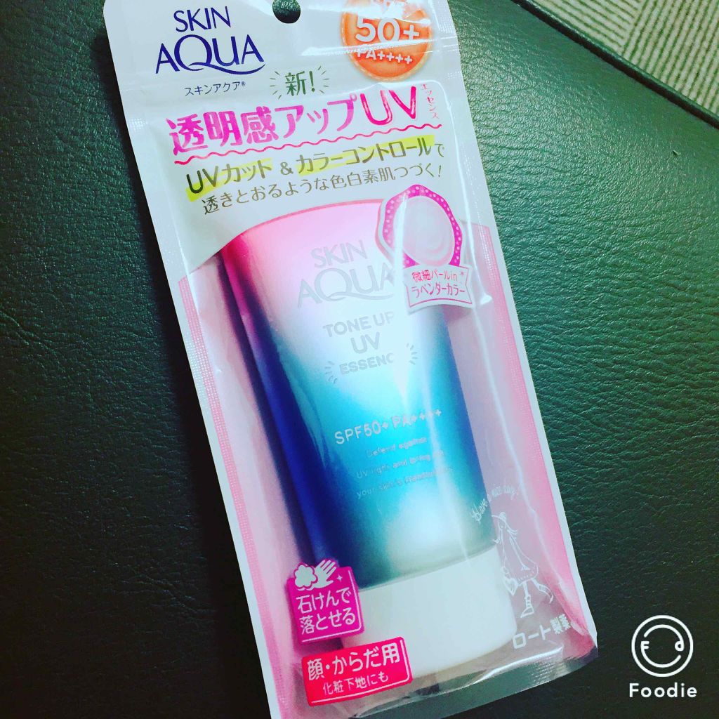 スキンアクア トーンアップUVエッセンス/スキンアクア/日焼け止めクリームを使ったクチコミ(1枚目)