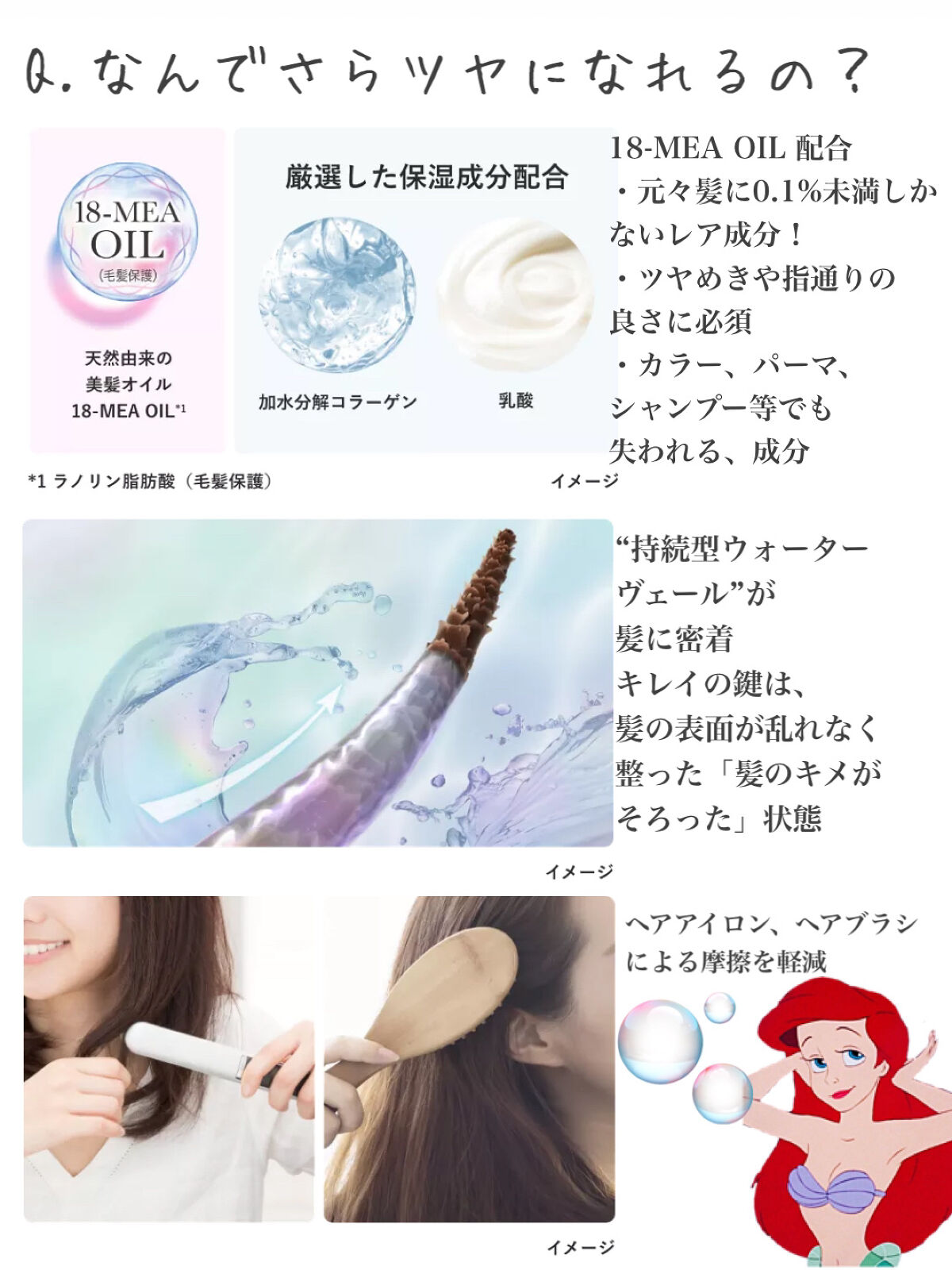 エッセンシャル プレミアム ウォータートリートメント EXスムース/エッセンシャル/アウトバストリートメントを使ったクチコミ（2枚目）