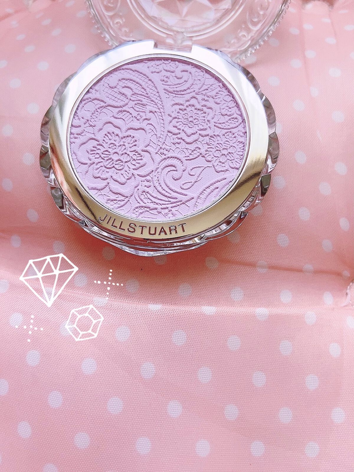 パステルシフォン ブラッシュ  03 lavender macaron/JILL STUART/パウダーチークを使ったクチコミ（2枚目）