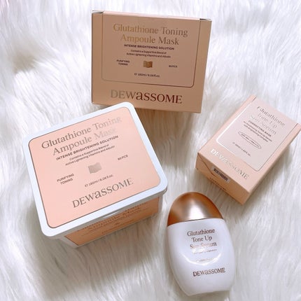 グルタチオントーンアップサンセラム/DEWASSOME/日焼け止めクリームを使ったクチコミ(6枚目)