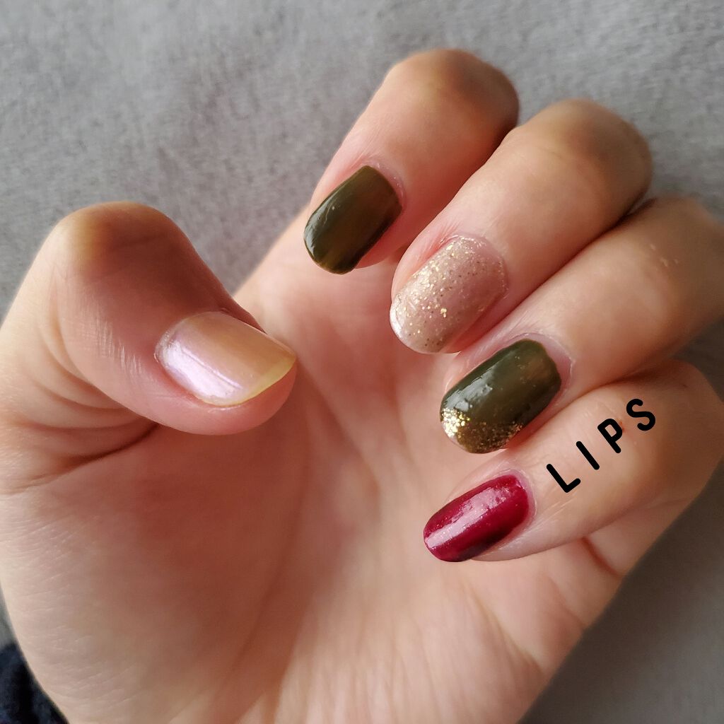 ウィンマックス ネイルケアシリーズ ジェルルックトップコート/DAISO/ネイルトップコートを使ったクチコミ（1枚目）