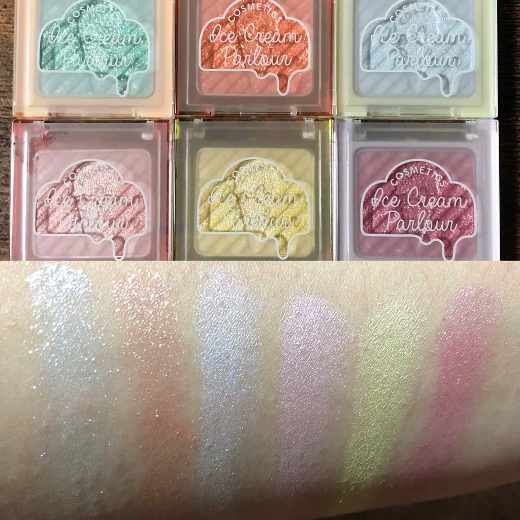 アイシャドウ/アイスクリームパーラー コスメティクス/単色アイシャドウを使ったクチコミ(3枚目)