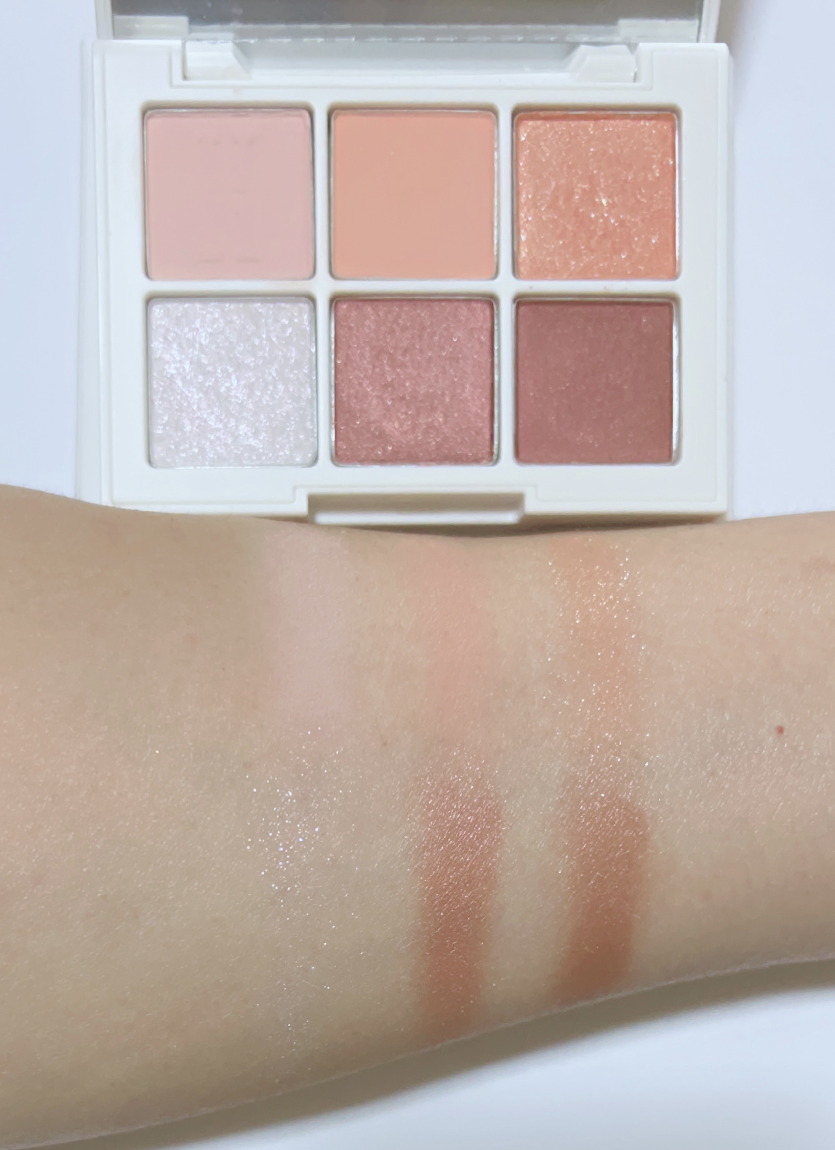 デイリームードアイシャドウパレット/MAD PEACH/アイシャドウパレットを使ったクチコミ（3枚目）