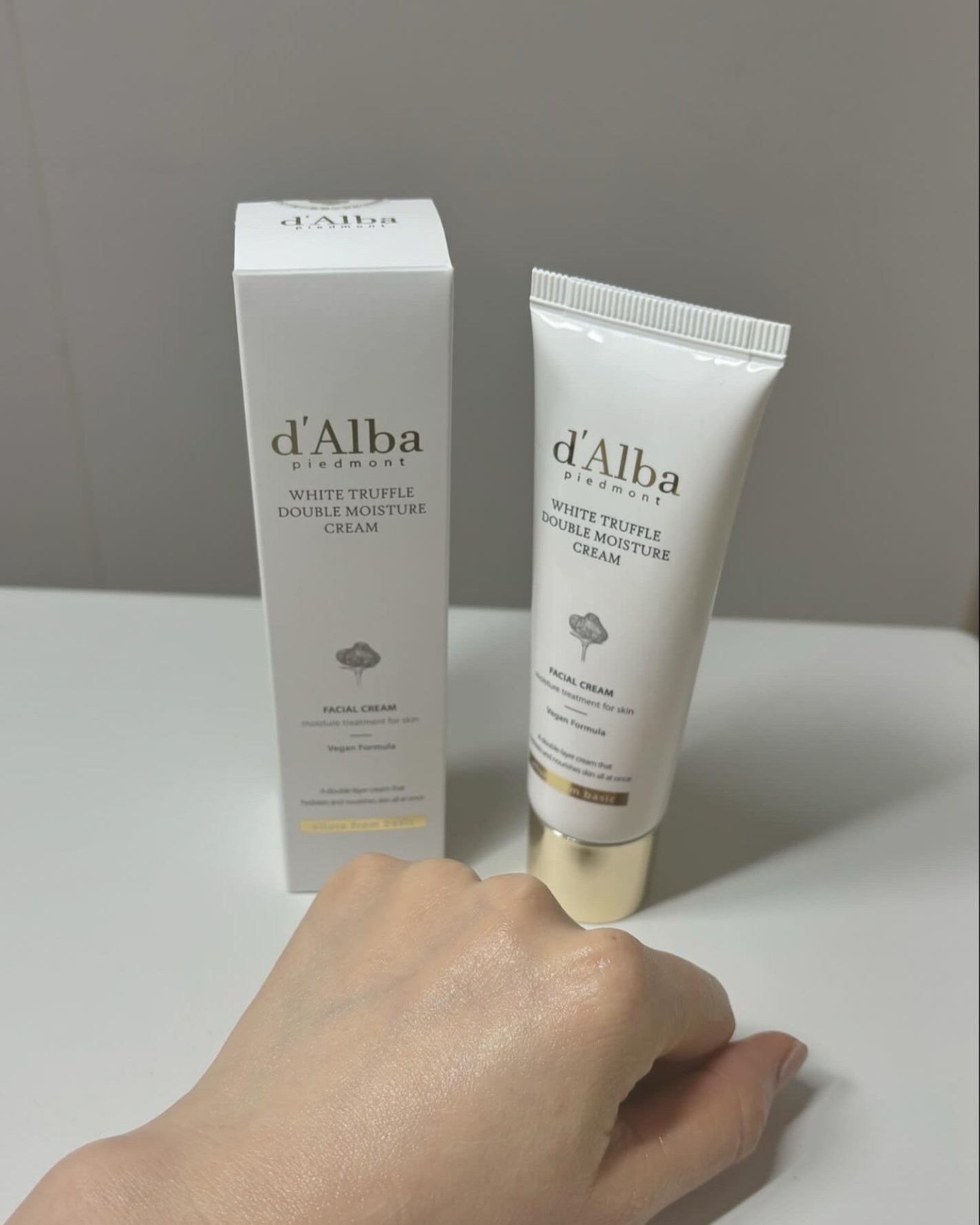 ホワイトトリュフダブルモイスチャークリーム/ダルバ/フェイスクリームを使ったクチコミ(5枚目)