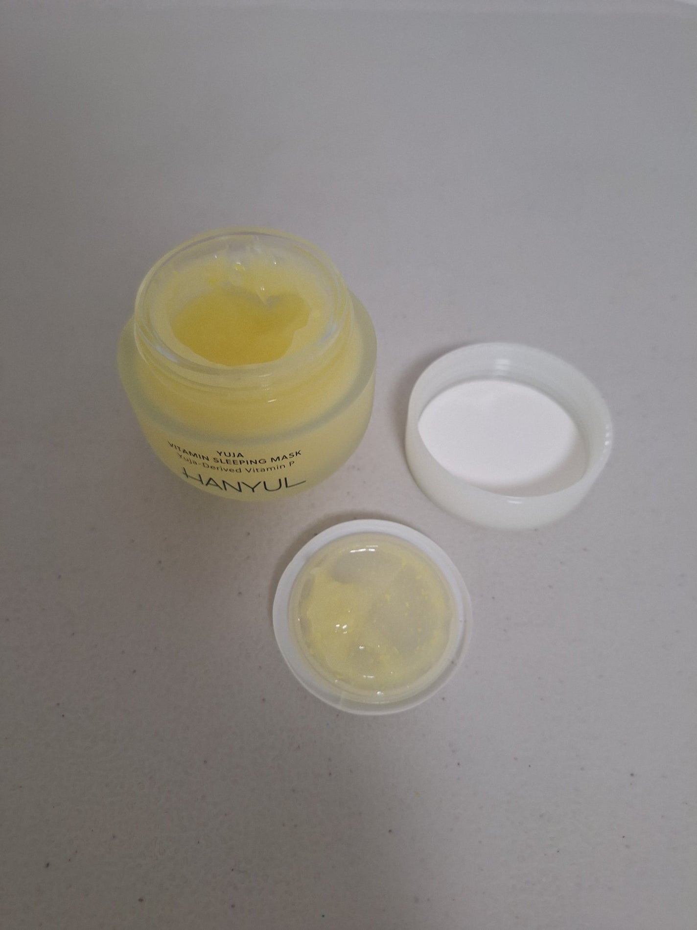 月光ゆず睡眠パック/HANYUL(ハンユル)/フェイスクリームを使ったクチコミ(3枚目)
