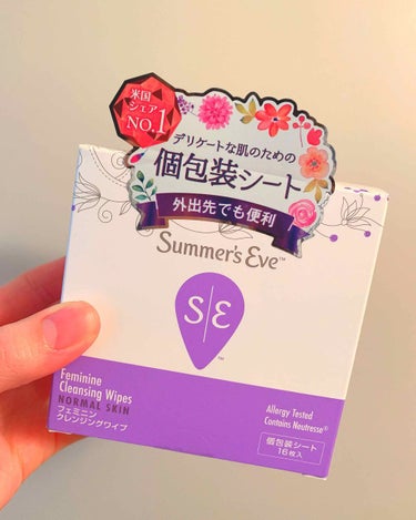 フェミニンクレンジングワイプ ノーマルスキン/Summer's Eve(サマーズイブ)/デリケートゾーンケアを使ったクチコミ（1枚目）