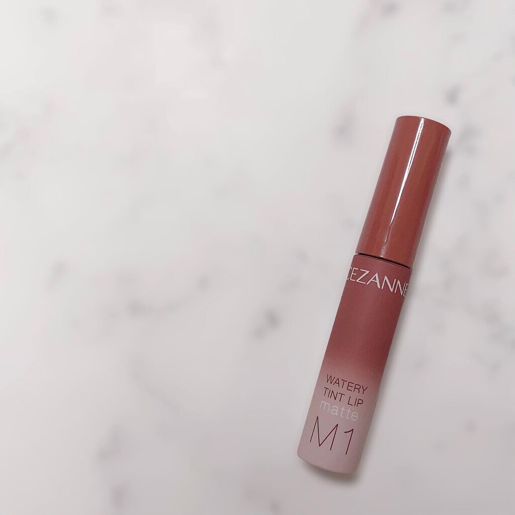 ウォータリーティントリップ マット/CEZANNE/リップティントを使ったクチコミ(5枚目)