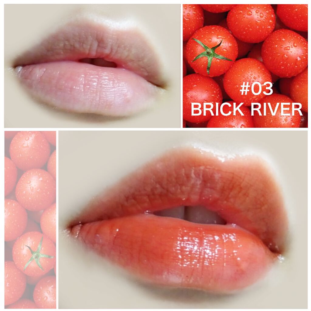 グラスティングウォーターティント/rom&nd/リップティントを使ったクチコミ（3枚目）