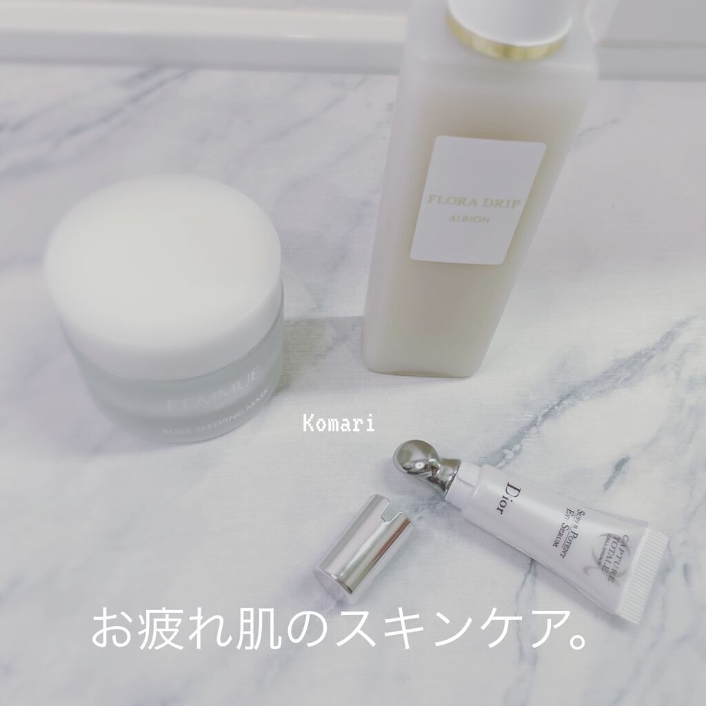 ローズウォーター スリーピングマスク/FEMMUE/フェイスクリームを使ったクチコミ（1枚目）
