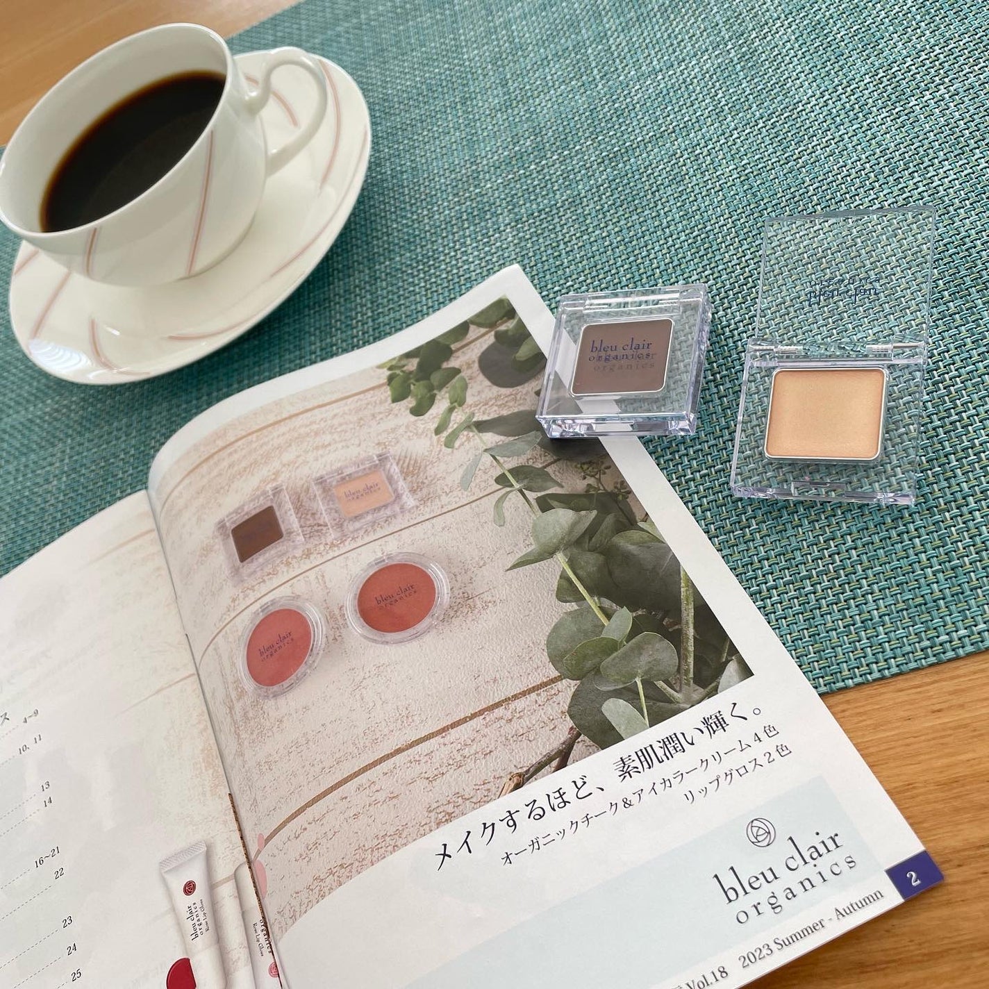 あやこ♡フォロバ100(投稿のある方) on LIPS 「〔bleuclairorganics〕化学成分不使用のアイカラ..」(1枚目)