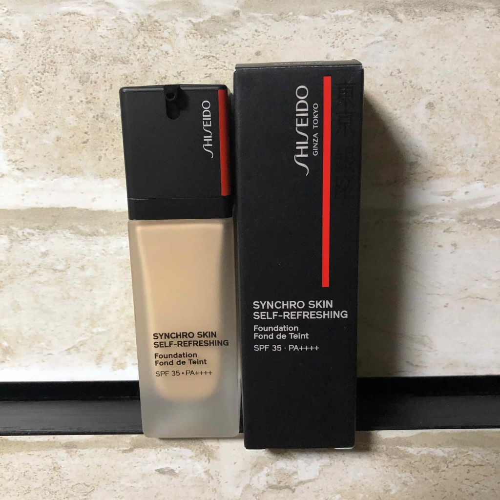 シンクロスキン セルフリフレッシング ファンデーション/SHISEIDO/リキッドファンデーションを使ったクチコミ（1枚目）