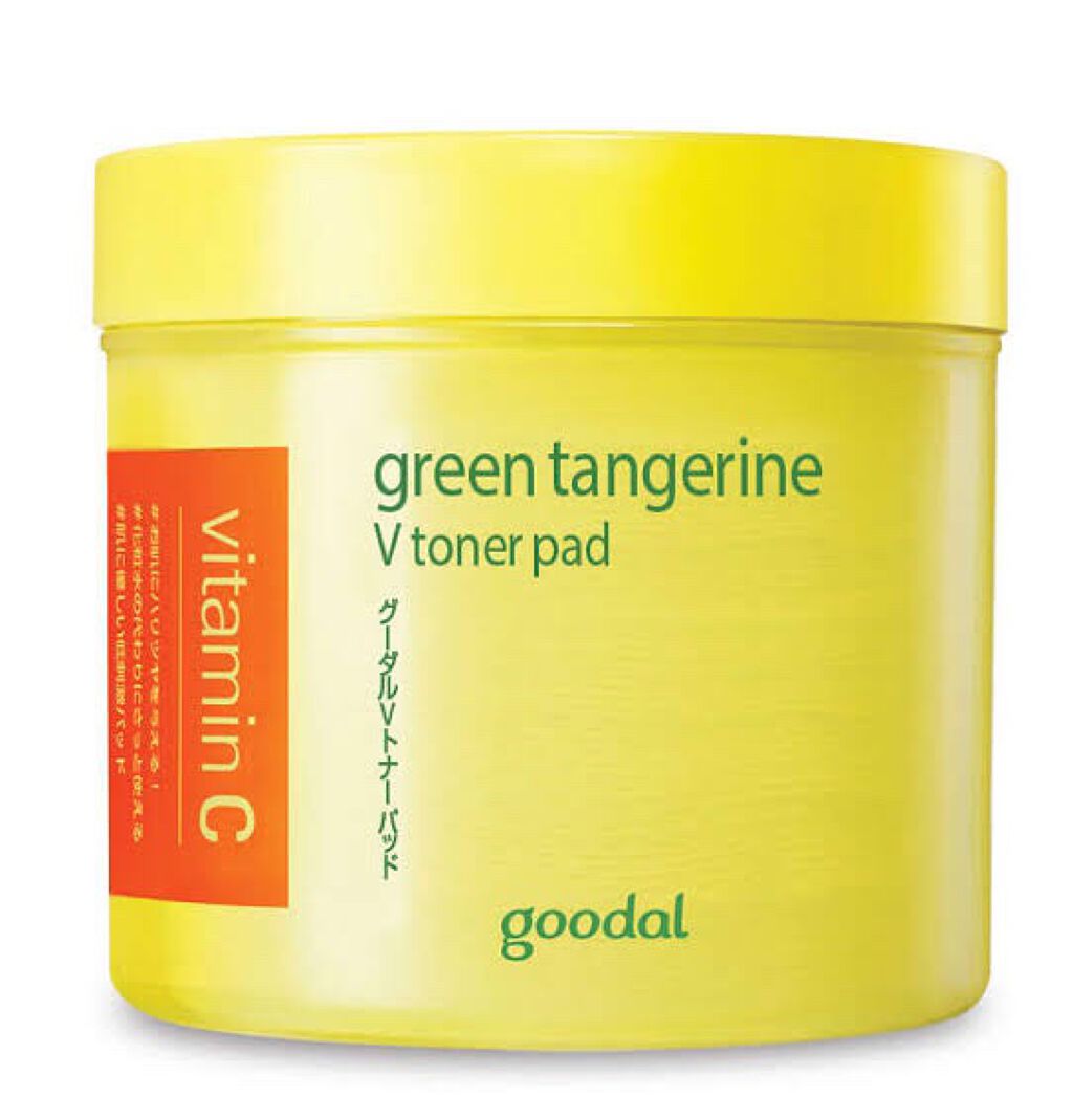 グリーンタンジェリン ビタCダークスポットケアパッド/goodal/トナーパッドを使ったクチコミ（1枚目）