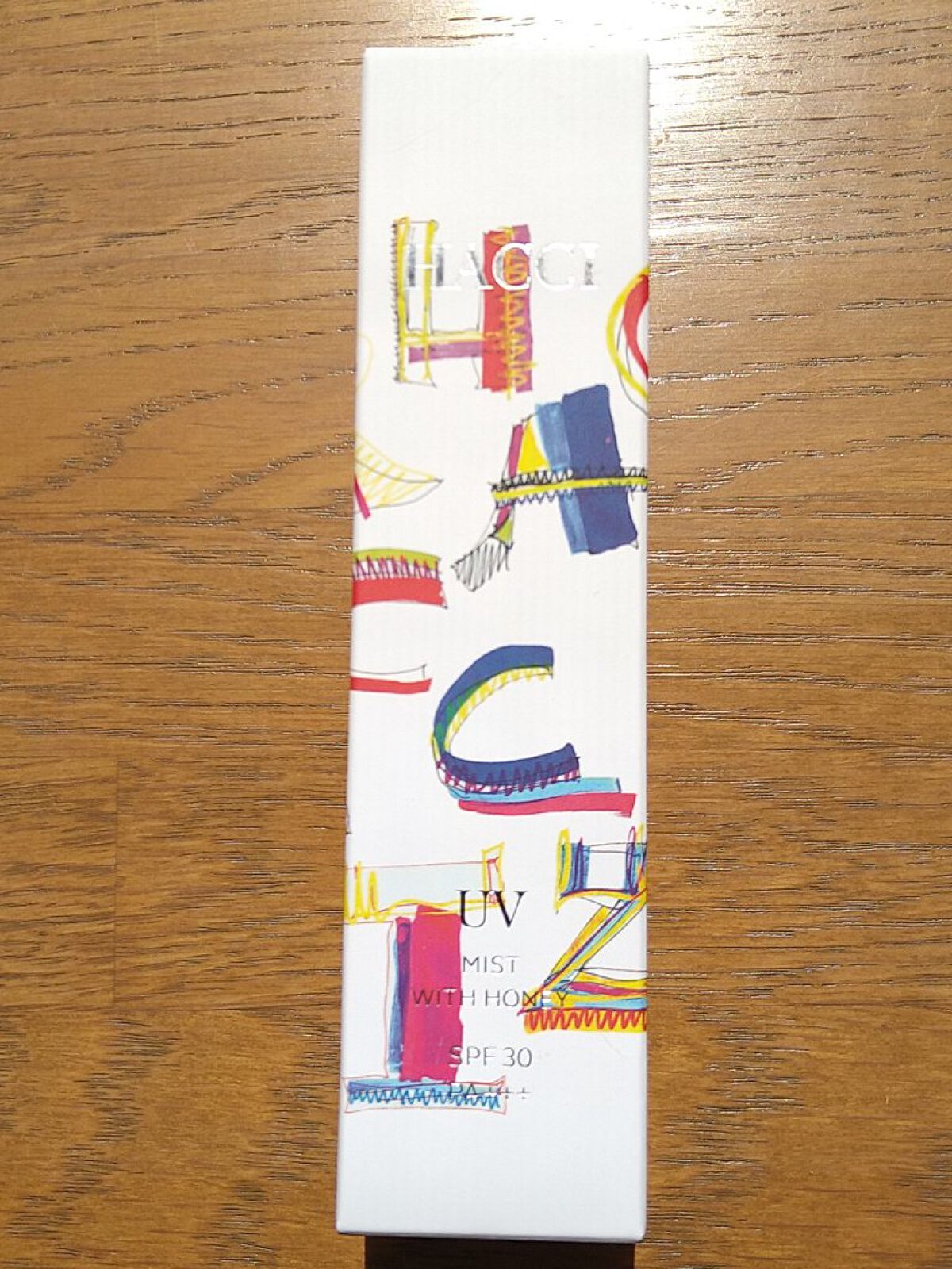 HACCI 日焼け止めミストAのクチコミ「こんなの待ってた！日焼け止め効果のあるフィックスミスト！！


メイク崩れも防げて日焼け止め効.....」（1枚目）