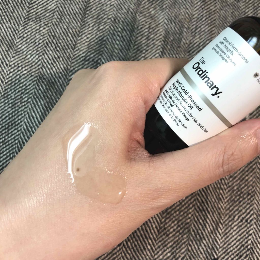 The Ordinary 100 コールドプレス ヴァージン Mオイルのクチコミ「100% Cold-Pressed Virgin Marula Oil
30ml¥1000程度.....」（2枚目）