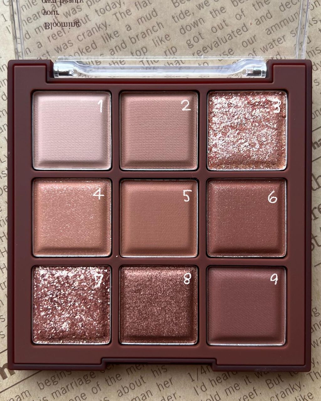 シャドウパレット/dasique/アイシャドウパレットを使ったクチコミ（3枚目）