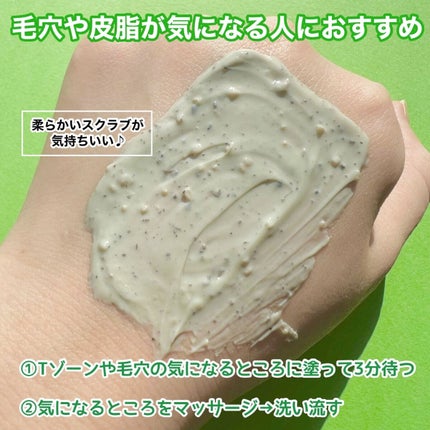 緑豆毛穴クレイパック/beplain/洗い流すパック・マスクを使ったクチコミ(4枚目)