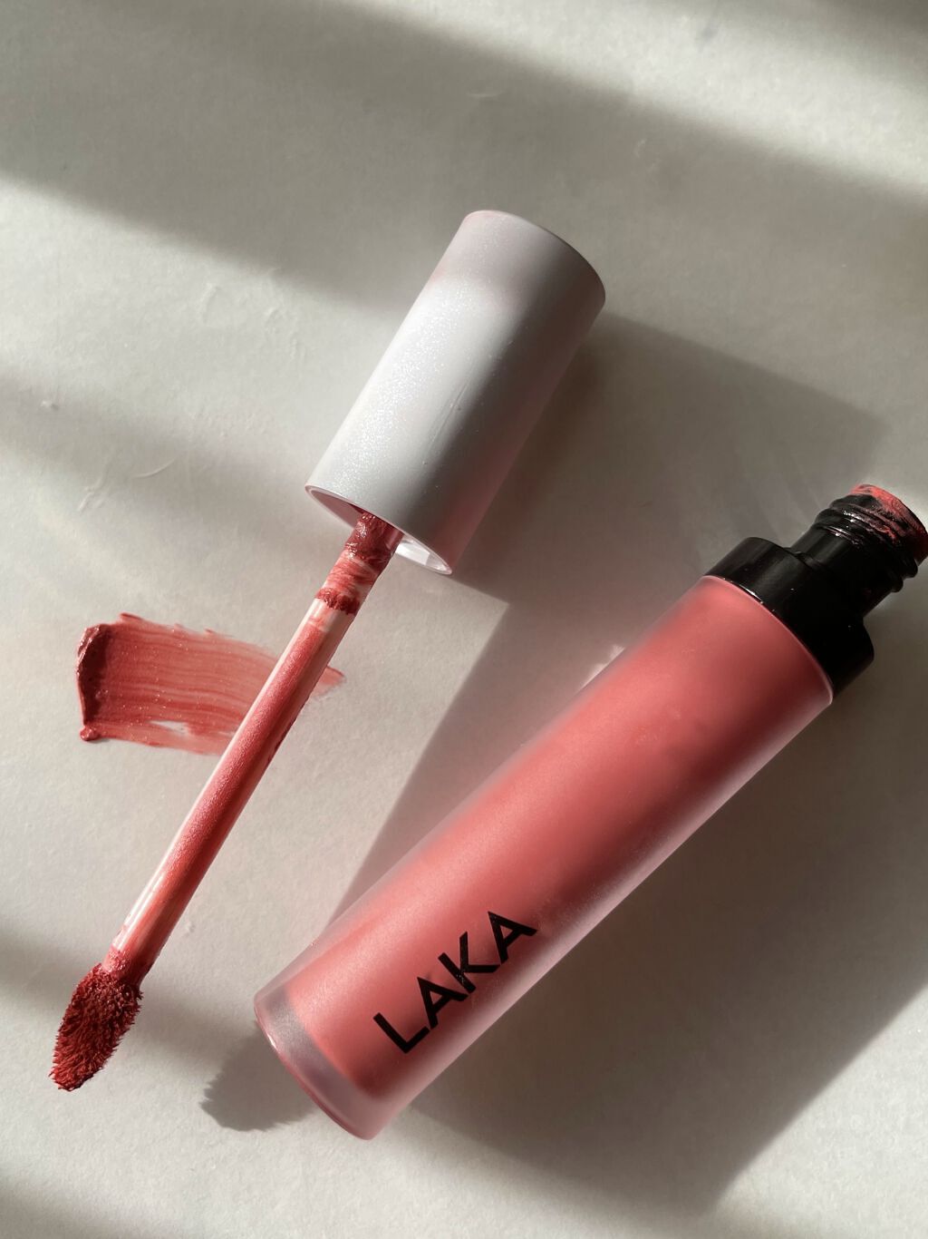 スムースマット リップティント/Laka/口紅を使ったクチコミ（1枚目）