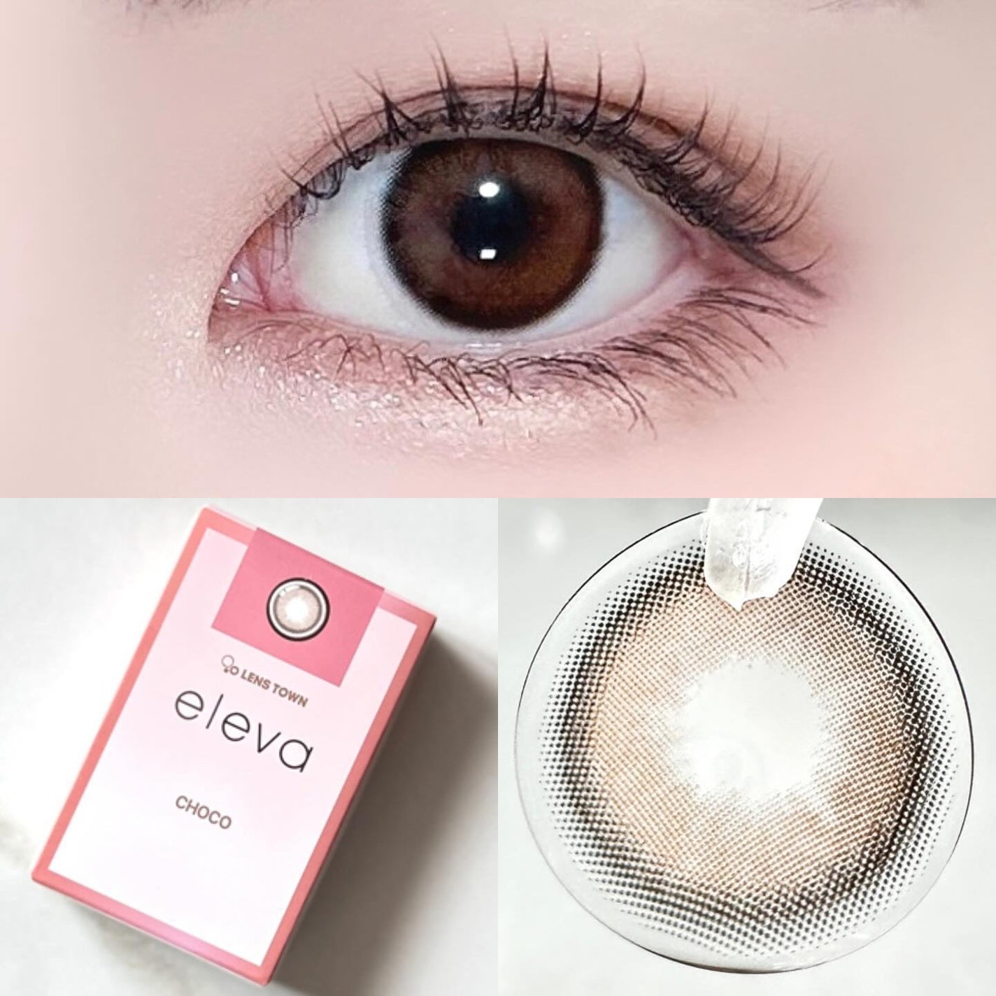 ELEVA/THEPIEL/1ヶ月(1MONTH)カラコンを使ったクチコミ(1枚目)