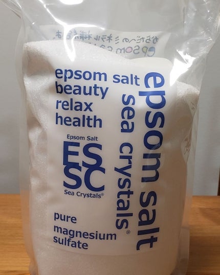 シークリスタルス エプソムソルト オリジナル/sea crystals/無機塩系入浴剤を使ったクチコミ(1枚目)