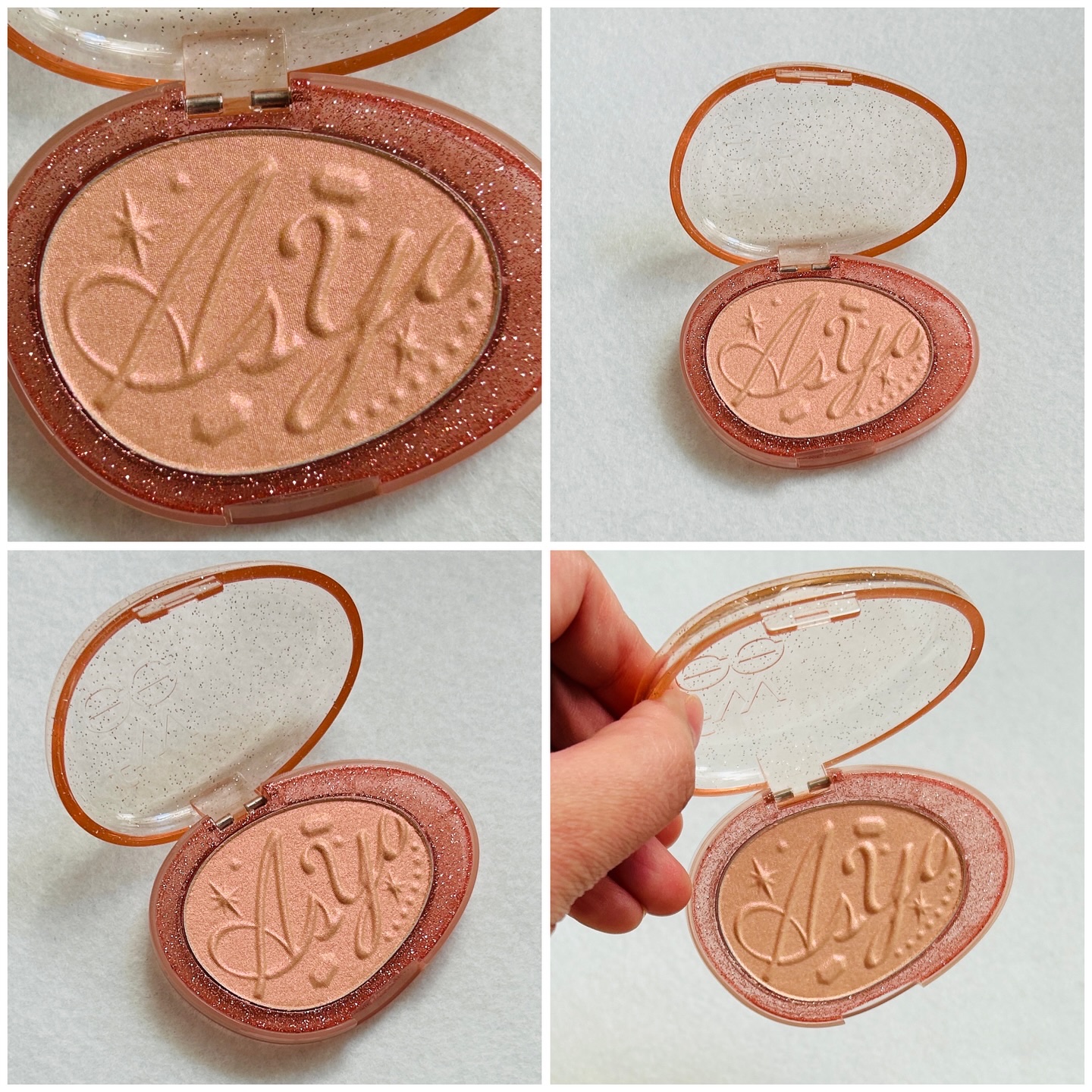 フィー グリッツストーンハイライター HL08 ウィッシュムーン/fwee/パウダーハイライトを使ったクチコミ（3枚目）