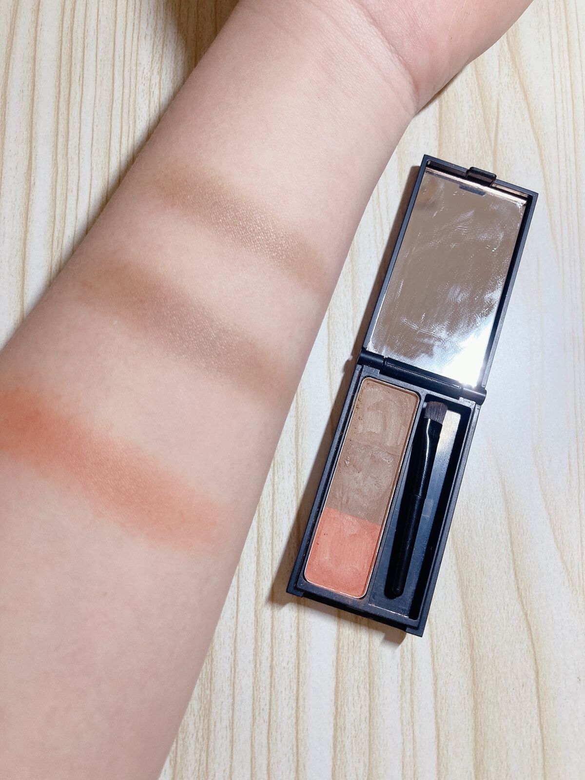 UR GLAM　EYEBROW POWDER/U R GLAM/パウダーアイブロウを使ったクチコミ（2枚目）