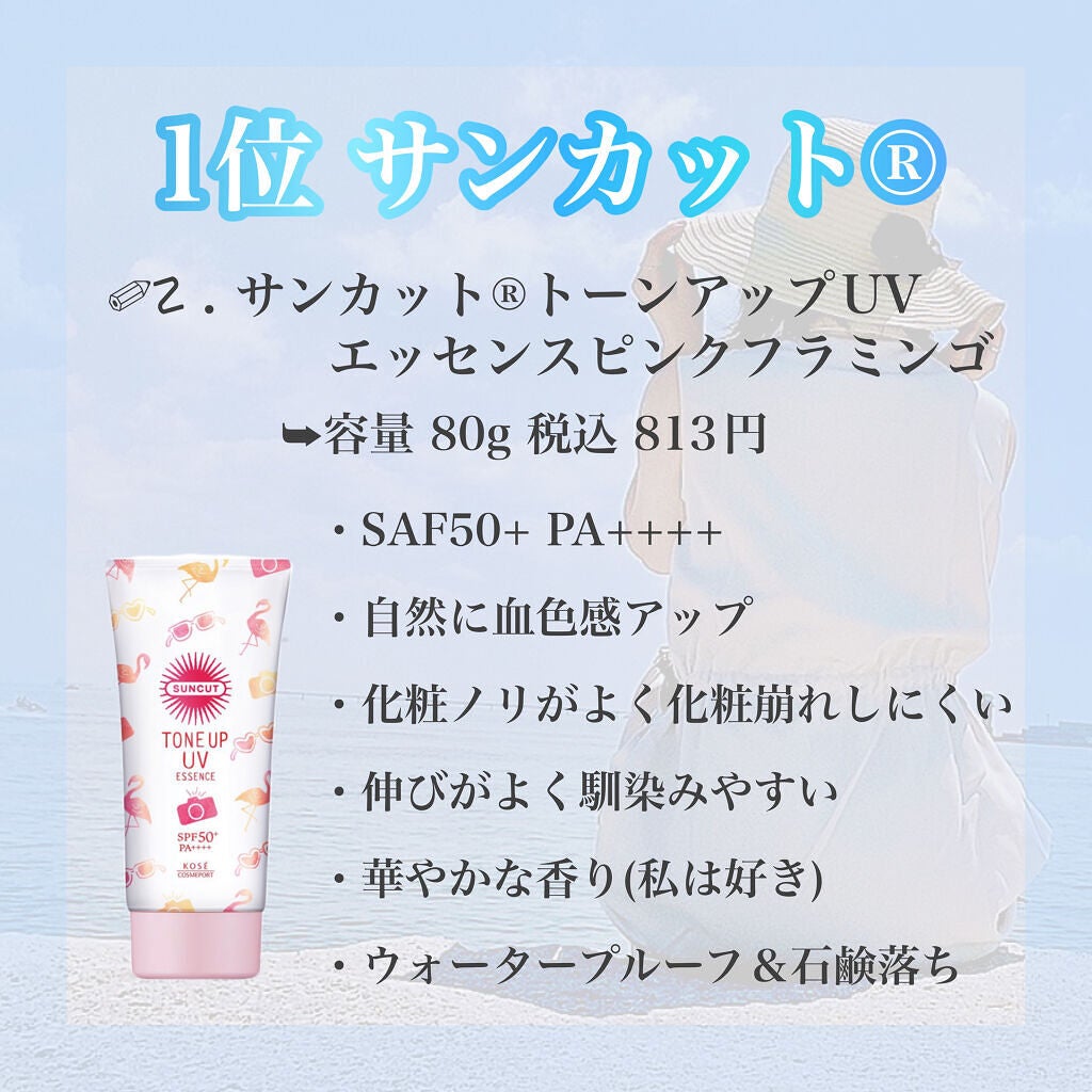 マーメイドスキンジェルUV/キャンメイク/日焼け止めジェルを使ったクチコミ(2枚目)