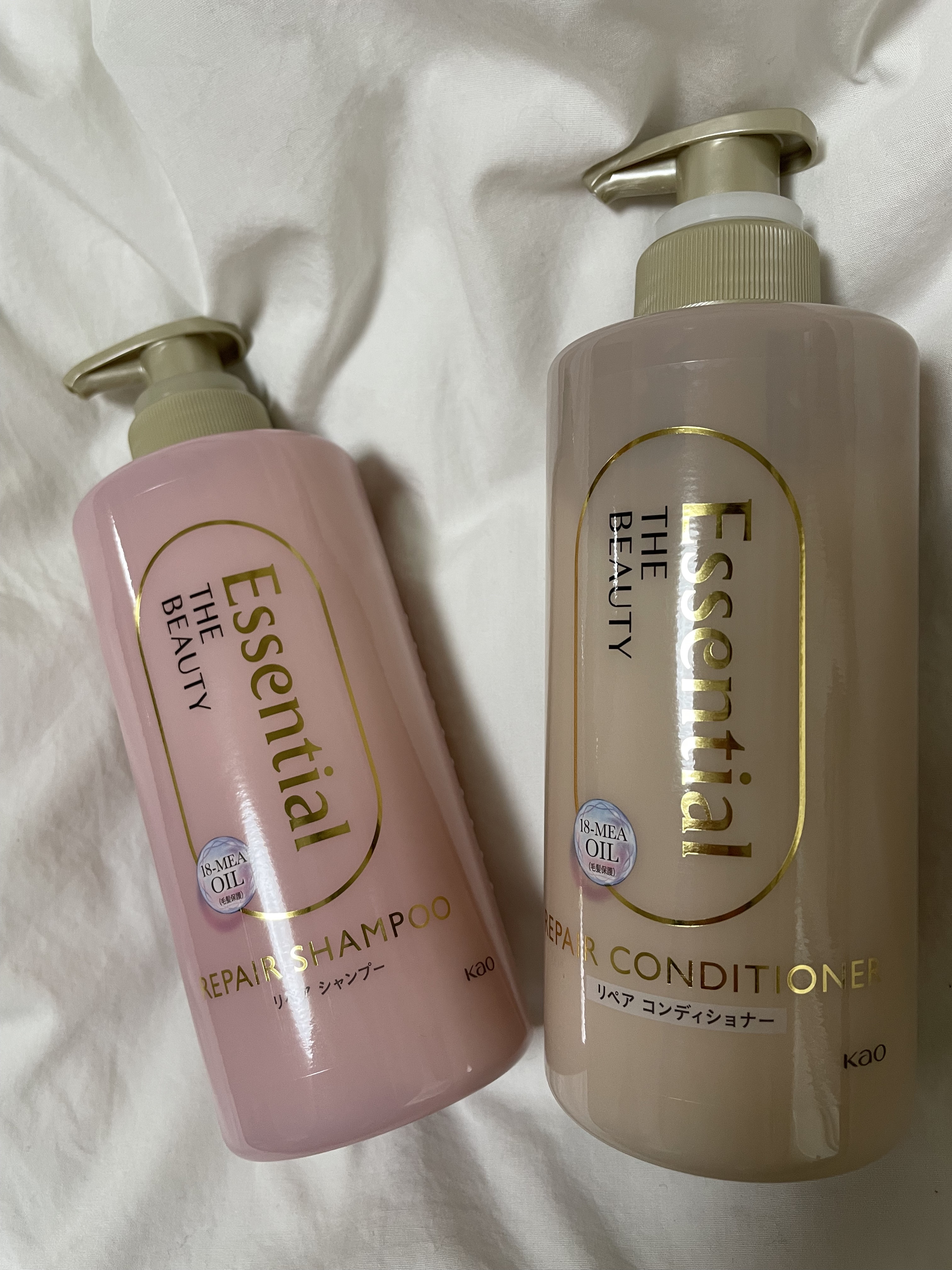 ザビューティ リペアシャンプー・コンディショナー/エッセンシャル/市販シャンプーを使ったクチコミ（1枚目）