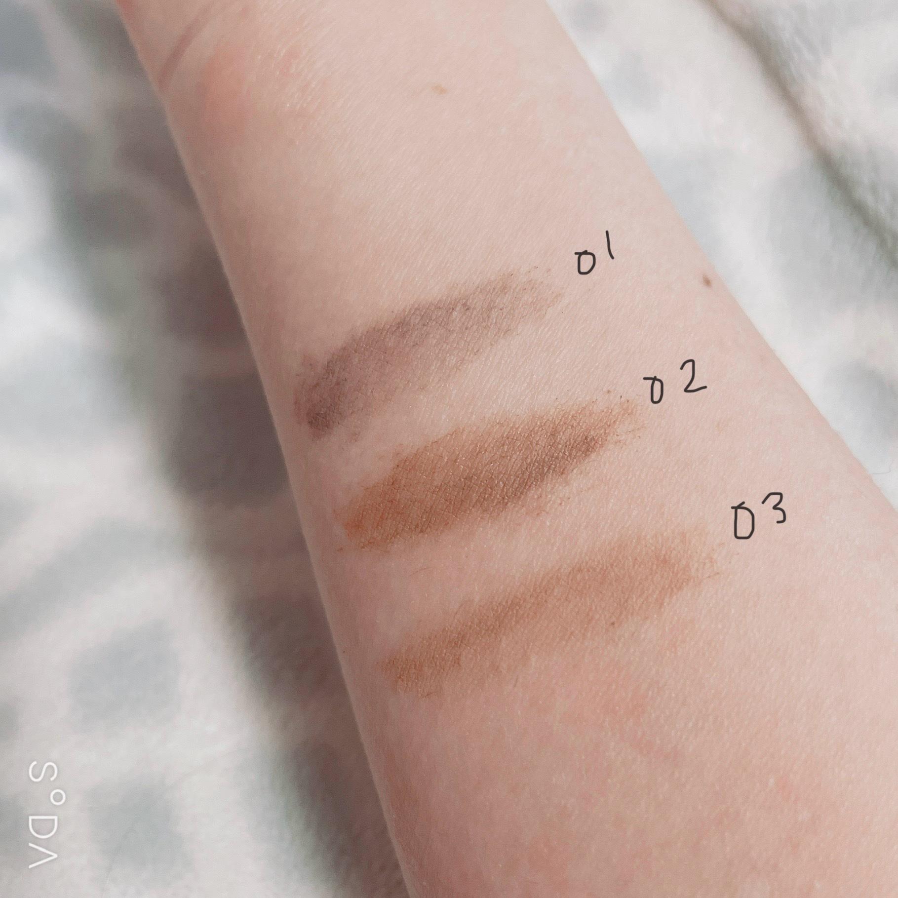 ハンオールブロウカラ/rom&nd/眉マスカラを使ったクチコミ（3枚目）