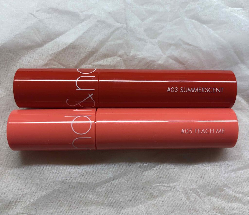 ジューシーラスティングティント/rom&nd/リップティントを使ったクチコミ(3枚目)