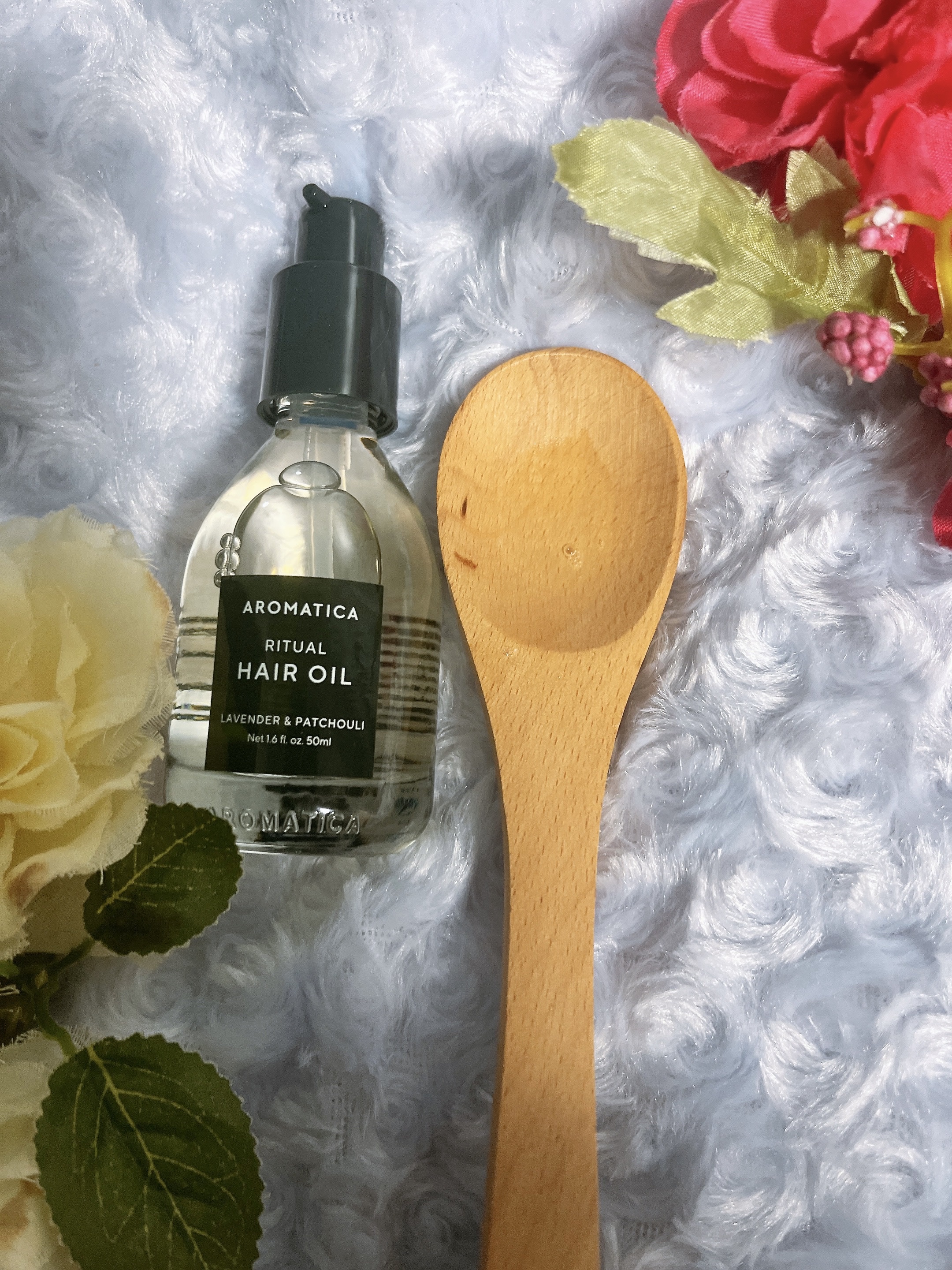 リチュアルヘアオイルラベンダー＆パチョリ/AROMATICA/ヘアオイルを使ったクチコミ（2枚目）