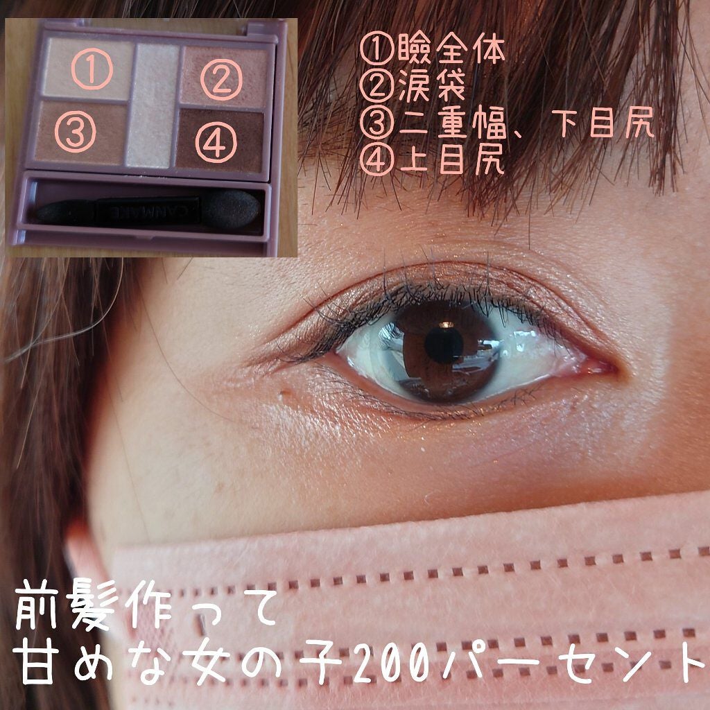 パーフェクトスタイリストアイズ/キャンメイク/アイシャドウパレットを使ったクチコミ(2枚目)