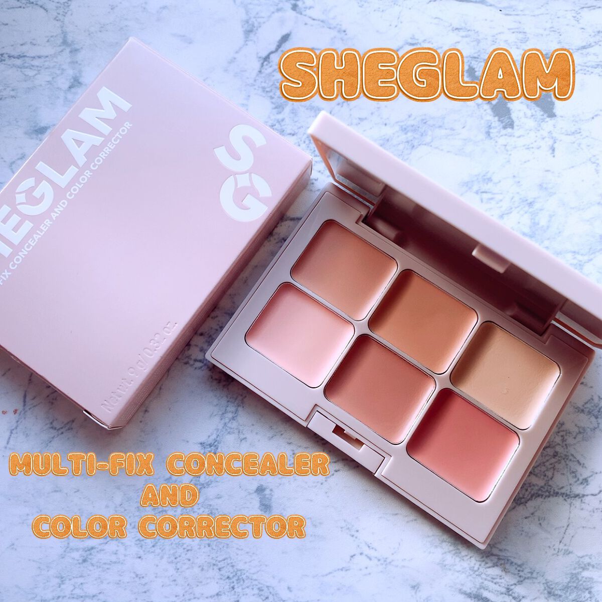 マルチフィックスコンシーラー&カラーコレクター/SHEGLAM/パレットコンシーラーを使ったクチコミ(1枚目)