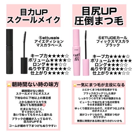 パーフェクトエクステンション マスカラ for カール/D-UP/マスカラを使ったクチコミ(4枚目)