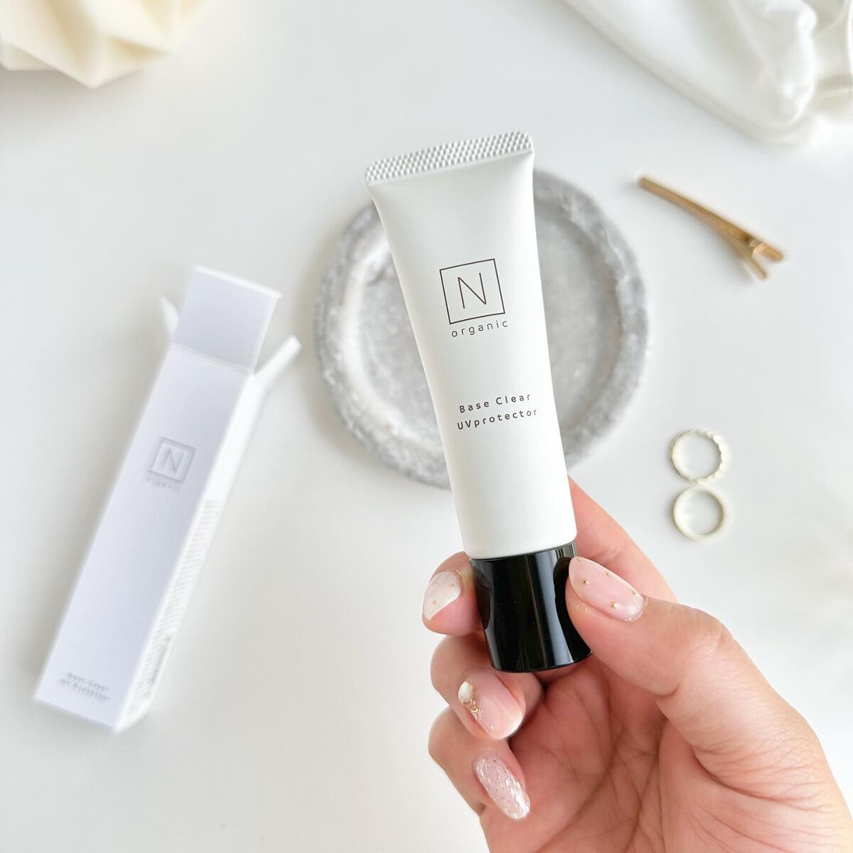 ベース クリアUVプロテクター/N organic/日焼け止めクリームを使ったクチコミ(1枚目)