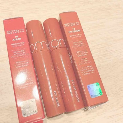 ジューシーラスティングティント/rom&nd/リップティントを使ったクチコミ(2枚目)