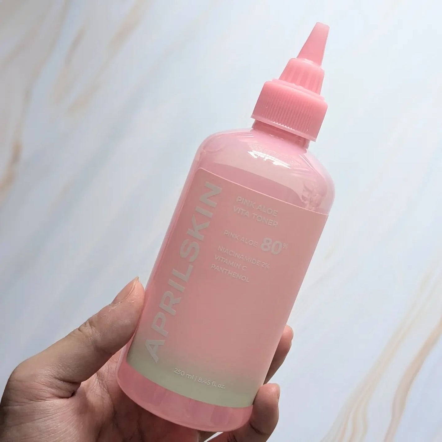 ピンクアロエビタトナー/APRILSKIN/化粧水を使ったクチコミ(2枚目)