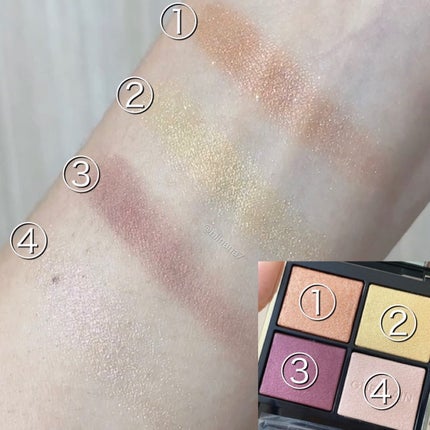オンブル ジェ/GUERLAIN/アイシャドウパレットを使ったクチコミ(2枚目)