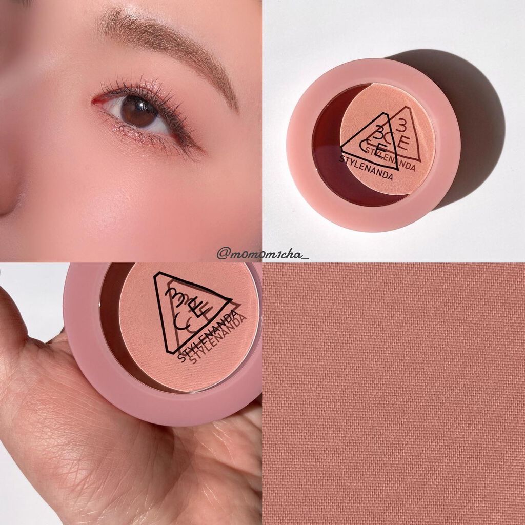 3CE フェイスブラッシュ #CITY MAUVE/3CE/パウダーチークを使ったクチコミ（1枚目）