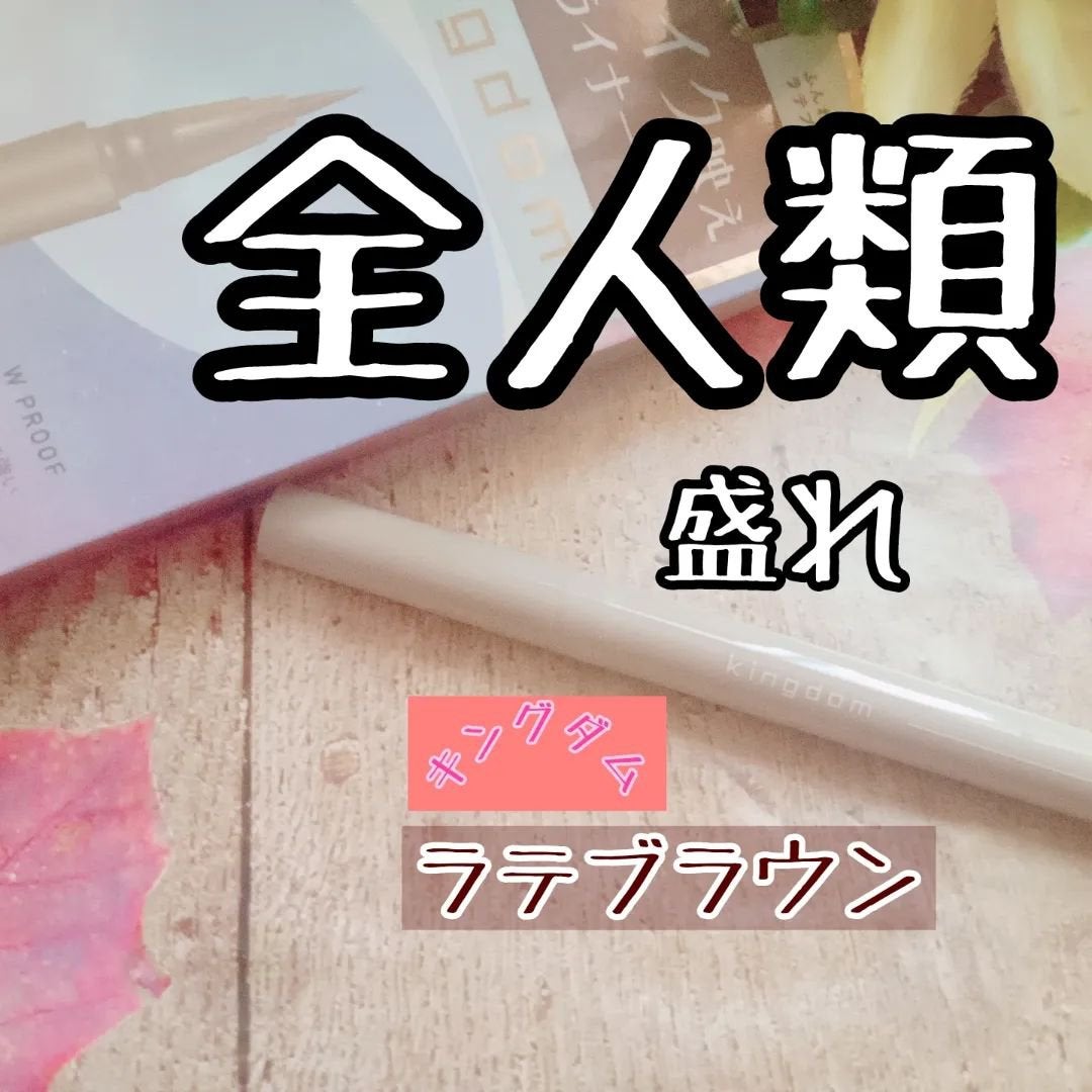 キングダム リキッドアイライナーR1/キングダム/リキッドアイライナーを使ったクチコミ(1枚目)