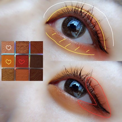 クォーツ 9色アイシャドウパレット(ドリームランドアイシャドウ)/ZEESEA/アイシャドウパレットを使ったクチコミ(2枚目)